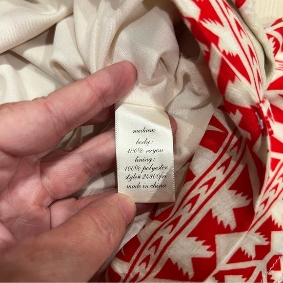 Francesca's Miami Aztec Print Rayon Shorts Lined Size Medium - Picture 11 of 11